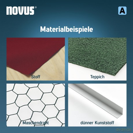 Novus: 800 novus Tackerklammern 53/10 Feindraht