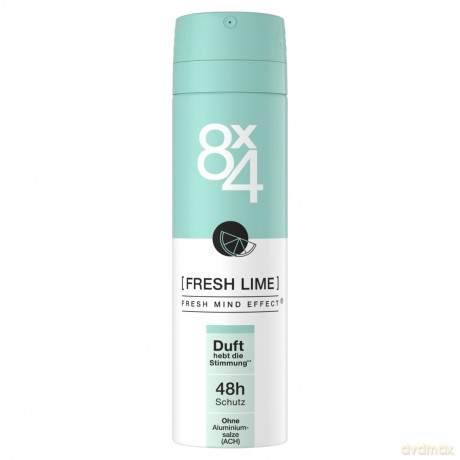 8x4 FRESH LIME Deo-Spray 150,0 ml