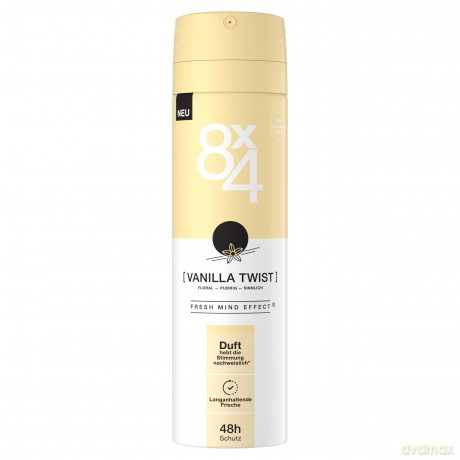 8x4 VANILLA TWIST Deo-Spray 150,0 ml