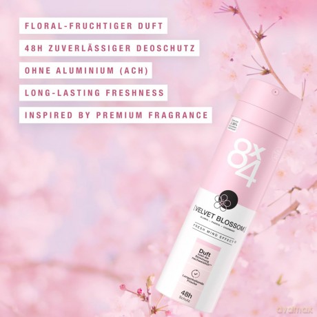 8x4 VELVET BLOSSOM Deo-Spray 150,0 ml