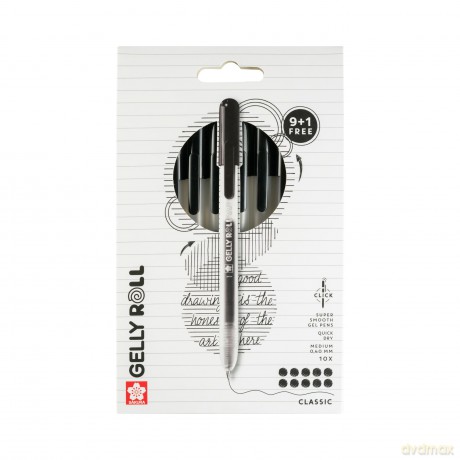 Sakura: 9 + 1 GRATIS: Sakura Gelly Roll Retracta
