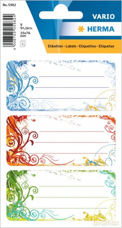 9 HERMA Schuletiketten 5982 Spirit