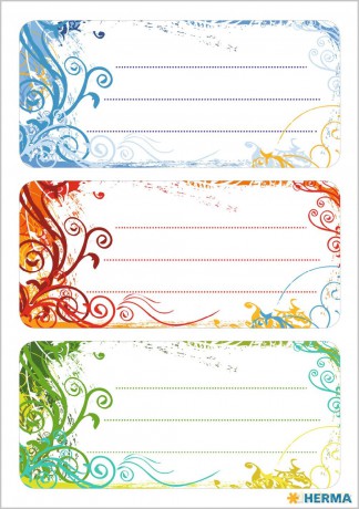 9 HERMA Schuletiketten 5982 Spirit