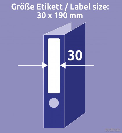 90 AVERY Zweckform Einsteck-Rźckenschild