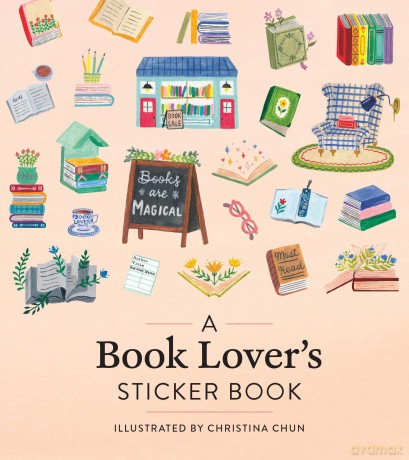 A Book Lovers Sticker Book [KSIĄŻKA]