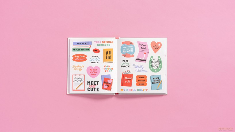 A Romance Readers Sticker Book [KSIĄŻKA]