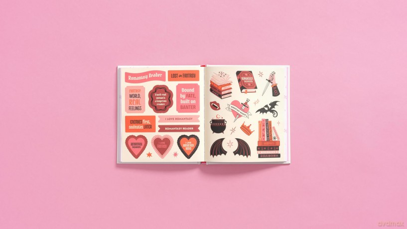 A Romance Readers Sticker Book [KSIĄŻKA]