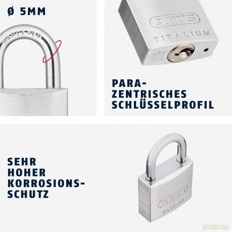 Abus Titaliumserie 64ti 30mm
