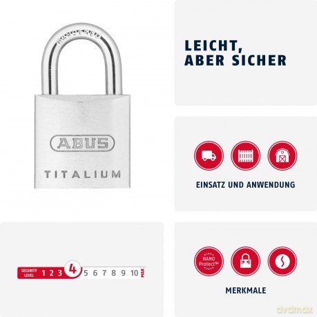 Abus Titaliumserie 64ti 30mm