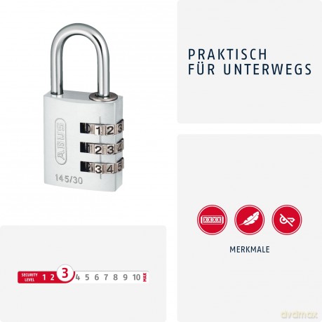 ABUS Vorhngeschloss ABUS 145/30 rot
