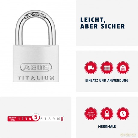 ABUS Vorhngeschloss Quads 64TI/40