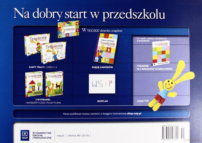 Tropiciele Czterolatek. Karty pracy część 1 [KSIĄŻKA]