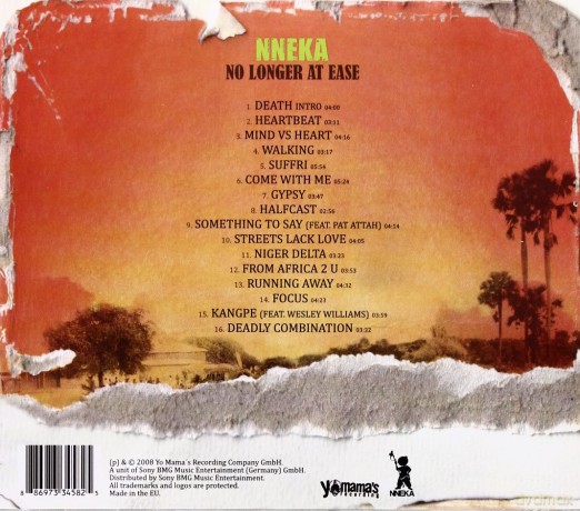 Nneka: No Longer At Ease [CD]