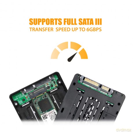 Adapter IcyDock M.2 SATA SSD -> 2,5"Sata