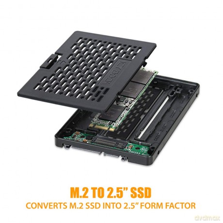 Adapter IcyDock M.2 SATA SSD -> 2,5"Sata