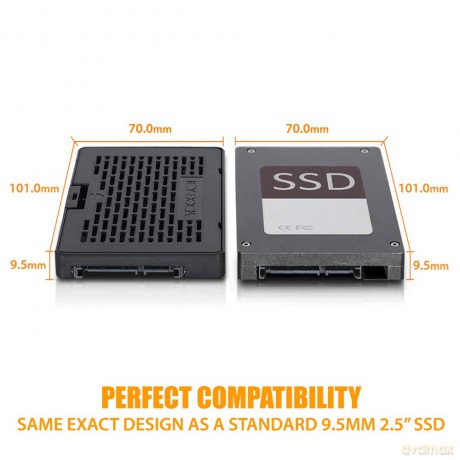 Adapter IcyDock M.2 SATA SSD -> 2,5"Sata