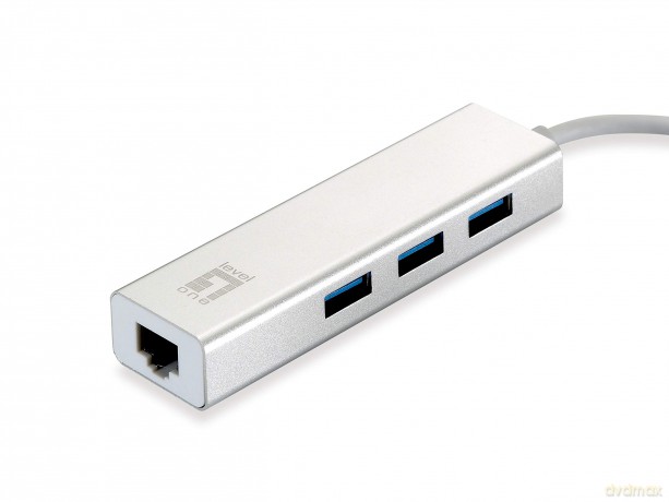 Adapter USB3.0-> RJ45 10/100/1000.3xUSB3
