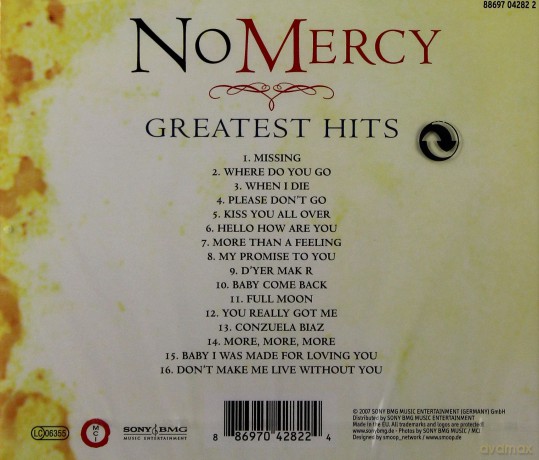 No Mercy: Greatest Hits [CD]