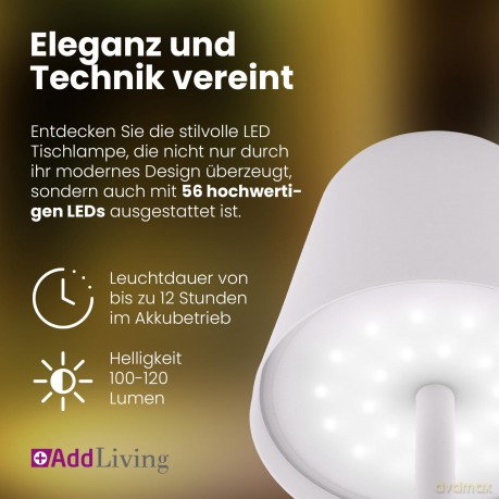 Addliving: AddLiving AddLiving LED Fashion Tischlam