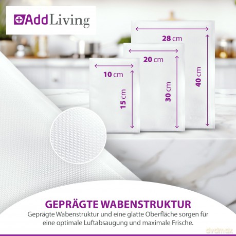 AddLiving Vakuumierbeutel 50er Set
