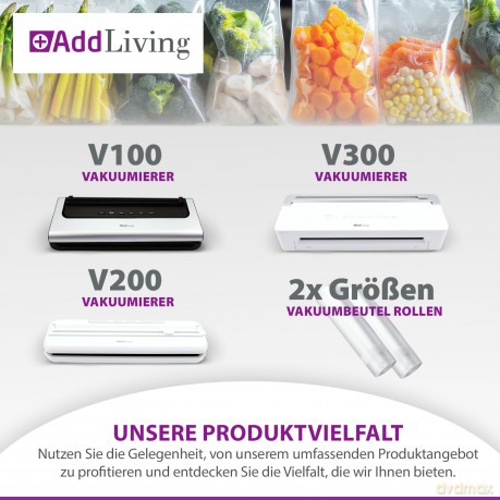 AddLiving Vakuumierrolle M - 4er Pack