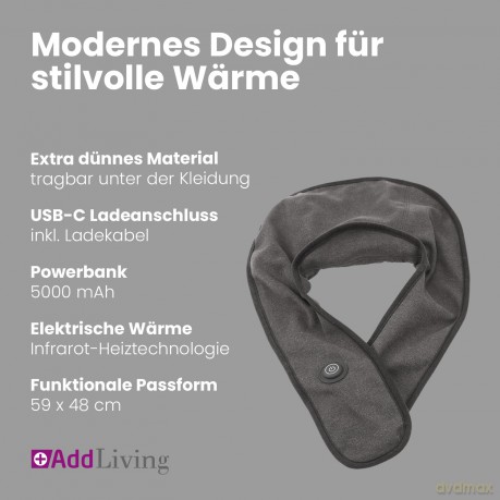 AddLiving Wrme-Nacken-Schulterschal ka10ZubehśrSONSTIGES540112690540.99116.01.2026507789461 4030