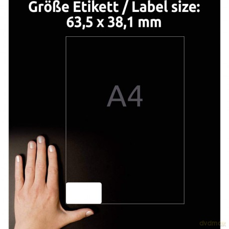 Adress-Etik.63,5x38,1 840St