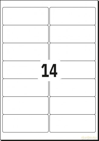 Adress-Etik.99,1x38,1mm
