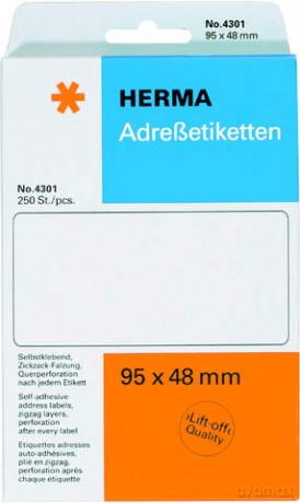 Adress-Etiketten 95x48 250St