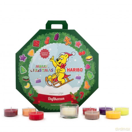 Adventskalender Haribo Teelichter