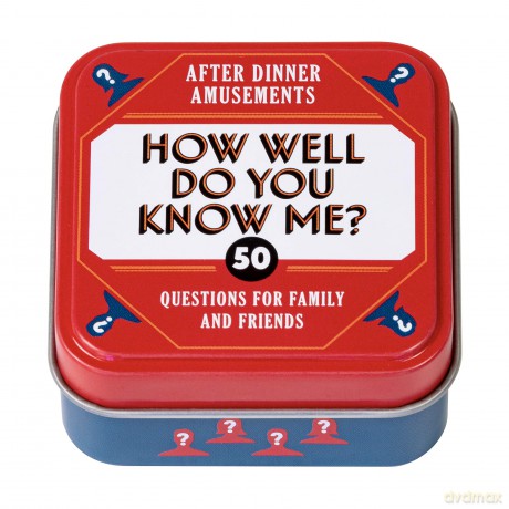 After Dinner Amusements How Well Do You Know Me [KSIĄŻKA]