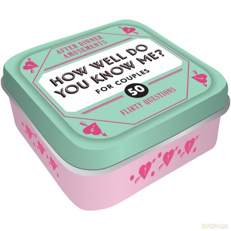 After Dinner Amusements How Well Do You Know Me For Couples [KSIĄŻKA]