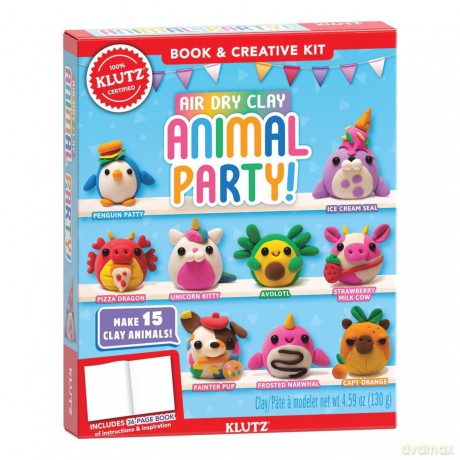 Air Dry Clay Animal Party [KSIĄŻKA]