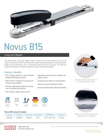 Aktenhefter Novus B15