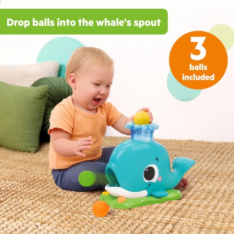 Aktivittsspielzeug Silly Spout Whale
