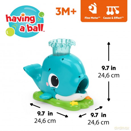 Aktivittsspielzeug Silly Spout Whale