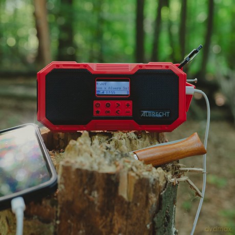 Albrecht DR 112 DAB+ Outdoor Kurbelradio