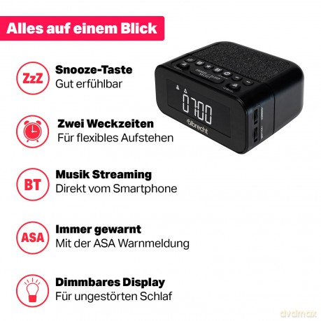 Albrecht DR 451 DAB+/UKW Radiowecker, sc