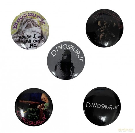 Dinosaur Jr: Albums 1987-1992 Button Badge Set