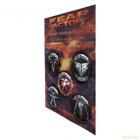 Fear Factory: Albums 2010-2021 Button Badge Set
