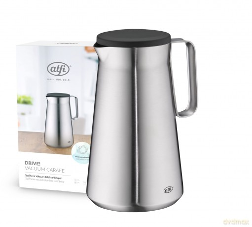 alfi Isolierkanne Drive silber 1,0 l