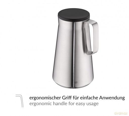 alfi Isolierkanne Drive silber 1,0 l