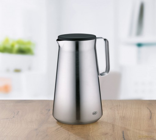 alfi Isolierkanne Drive silber 1,0 l