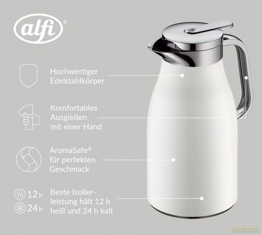 alfi Isolierkanne SKYLINE coconut white