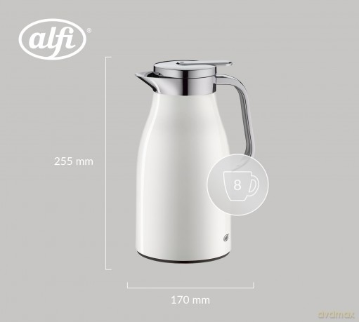 alfi Isolierkanne SKYLINE coconut white