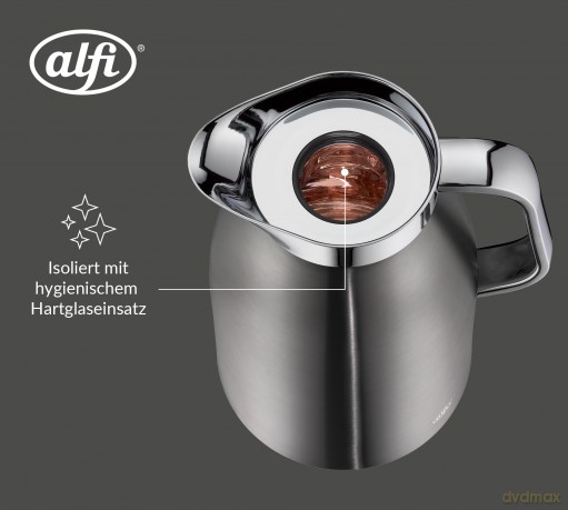 alfi Isolierkanne SKYLINE cool grey grau