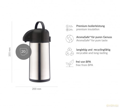 Alfi Pumpkanne Toptherm 2,5 L