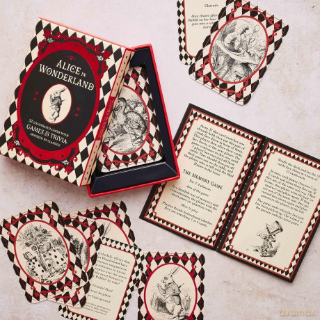 Alice in Wonderland A Card and Trivia Game [KSIĄŻKA]