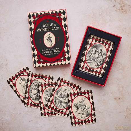 Alice in Wonderland A Card and Trivia Game [KSIĄŻKA]