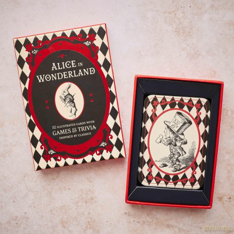 Alice in Wonderland A Card and Trivia Game [KSIĄŻKA]